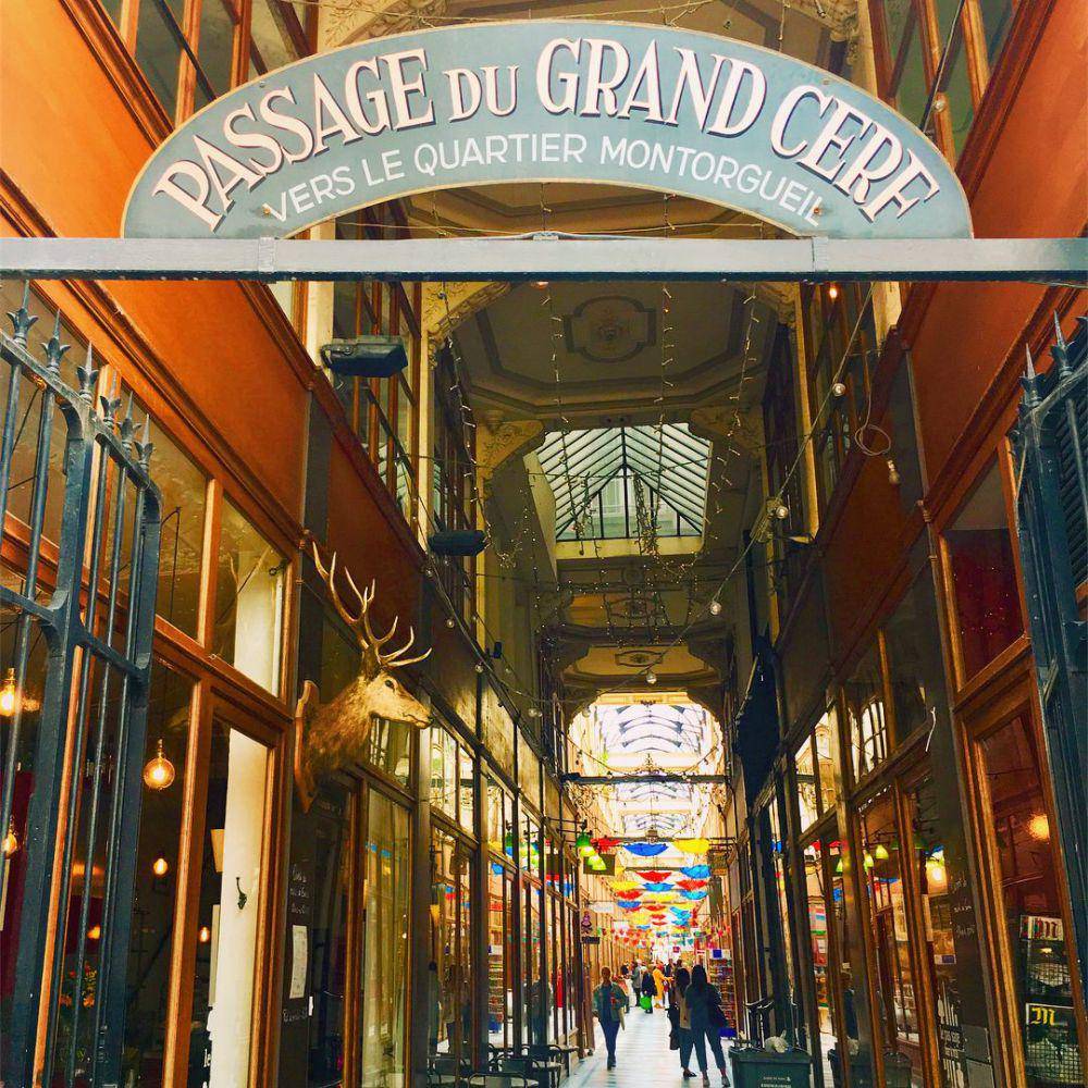 Passage du Grand Cerf, Paris-Prancis (instagram.com/discoverhiddenparis)
