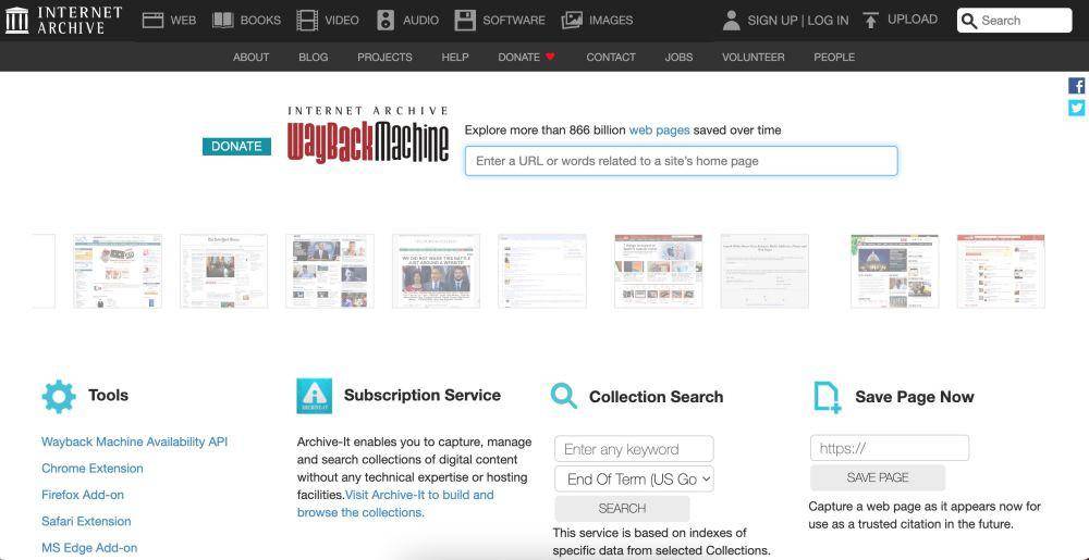 Wayback Machine (web.archive.org)