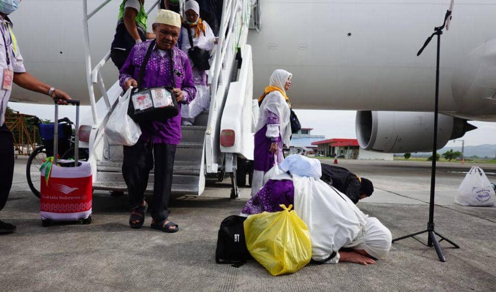 Sebanyak 4.693 Jemaah Haji Asal Aceh Telah Kembali ke Tanah Air