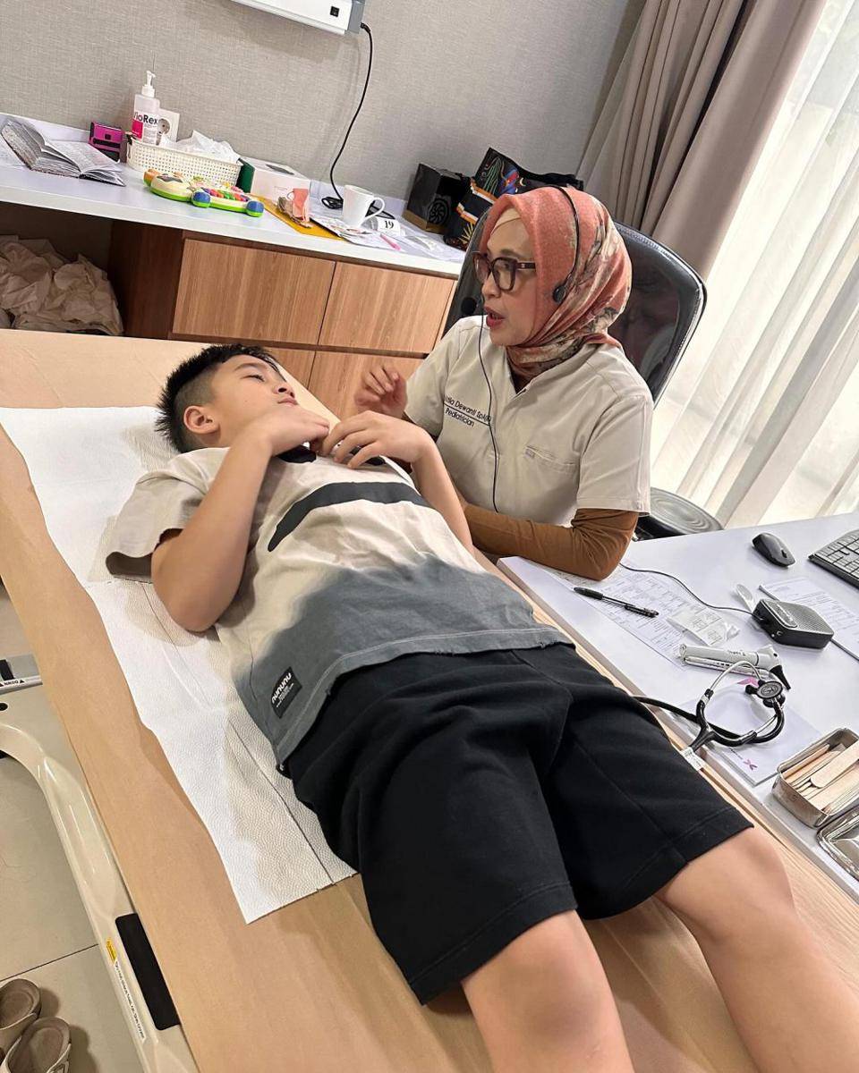 Rafathar sakit amandel (Instagram.com/raffinagita1717)