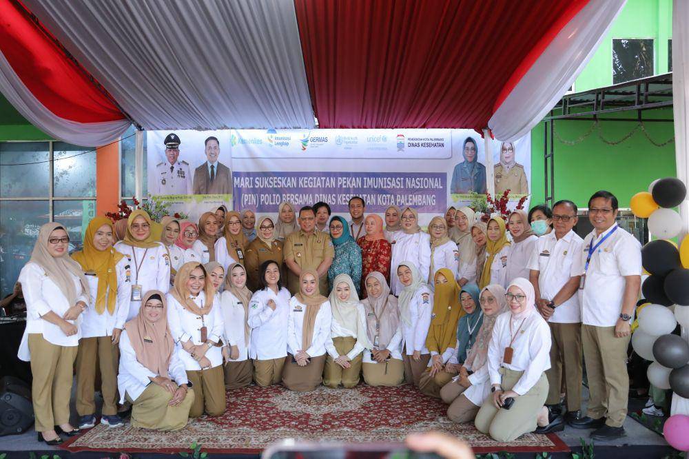 Pekan imunisasi nasional di Palembang (Dok. Kominfo Palembang)