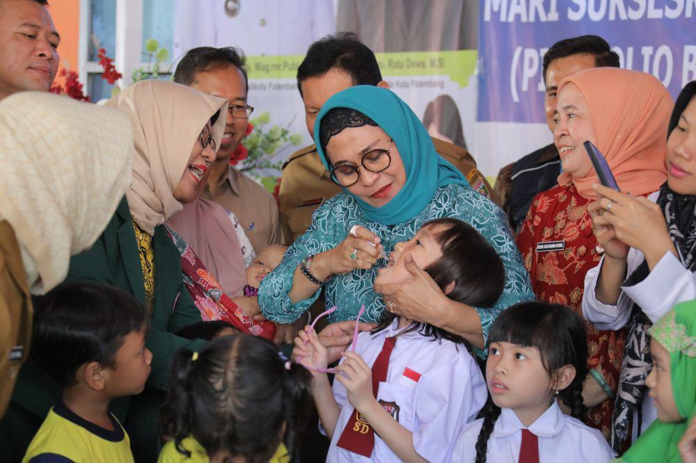 Palembang Targetkan 236 Ribu Anak Imunisasi Polio di 42 Puskesmas