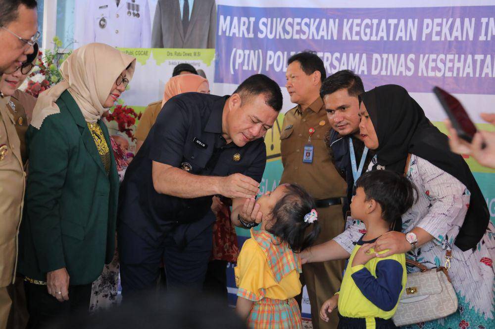 Pekan imunisasi nasional di Palembang (Dok. Kominfo Palembang)