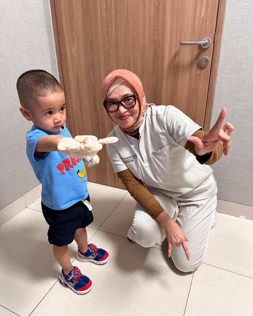 Rafathar sakit amandel (Instagram.com/raffinagita1717)