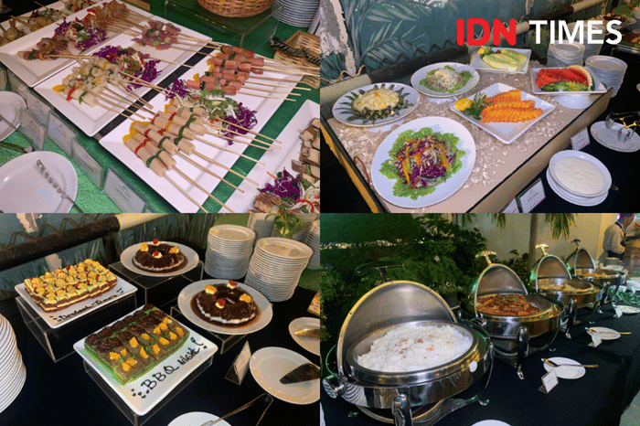 Potret menu Barbeque Grill Night di PALM PARK Hotel and Convention Surabaya (IDN Times/Fasrinisyah Suryaningtyas)