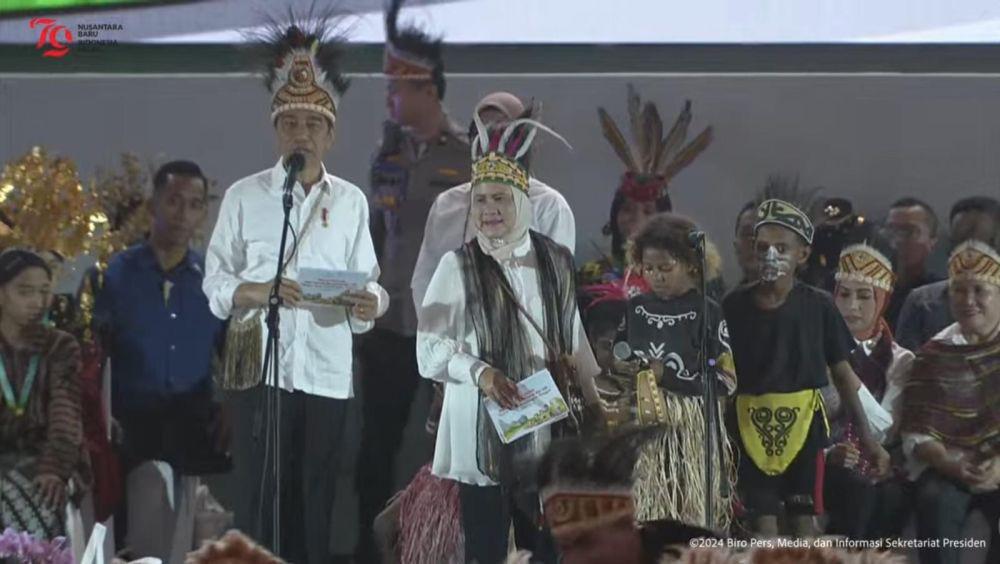 Jokowi Hadiri Hari Anak Nasional, Ada Pemecahan Rekor Tari Kolosal