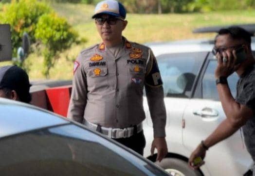 Kegiatan penangkapan barang bukti 30 Kg sabu di gerbang tol Bakauheni Selatan. (Dok. HK Bakter).
