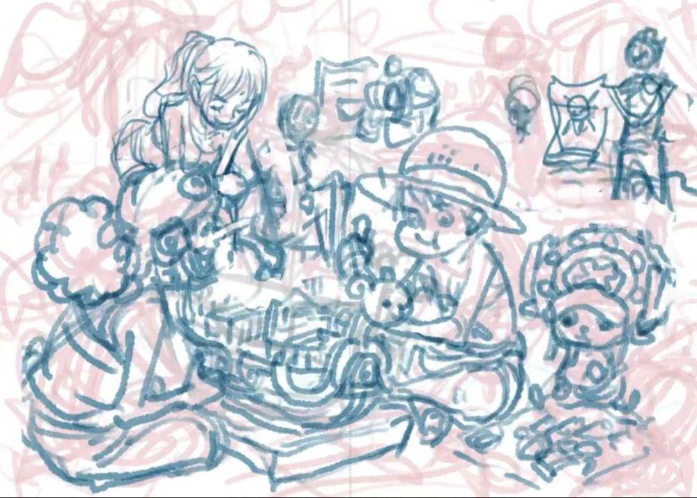 (Dok. Shueisha, Eiichiro Oda, via x/Eiichiro_Staff/One Piece)