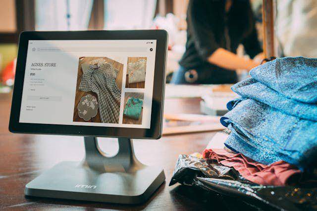 ilustrasi menjual pakaian (pexels.com/iMin Technology)