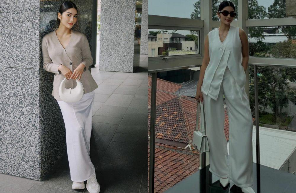 9 Ide Outfit Business Casual ala Debi Sagita, Tetap Fashionable