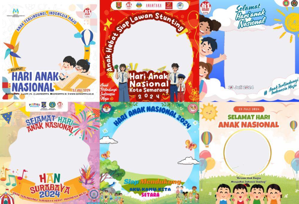 14 Twibbon Hari Anak Nasional 2024, Rayakan dengan Meriah