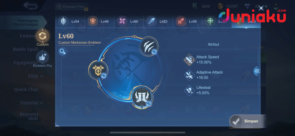 Screenshot Mobile Legends oleh Viky Nursyafira (dok. Moonton/ Mobile Legends)