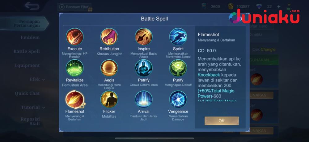 Build Chang'e Tersakit - Battle Spell Chang'e tersakit 2025
