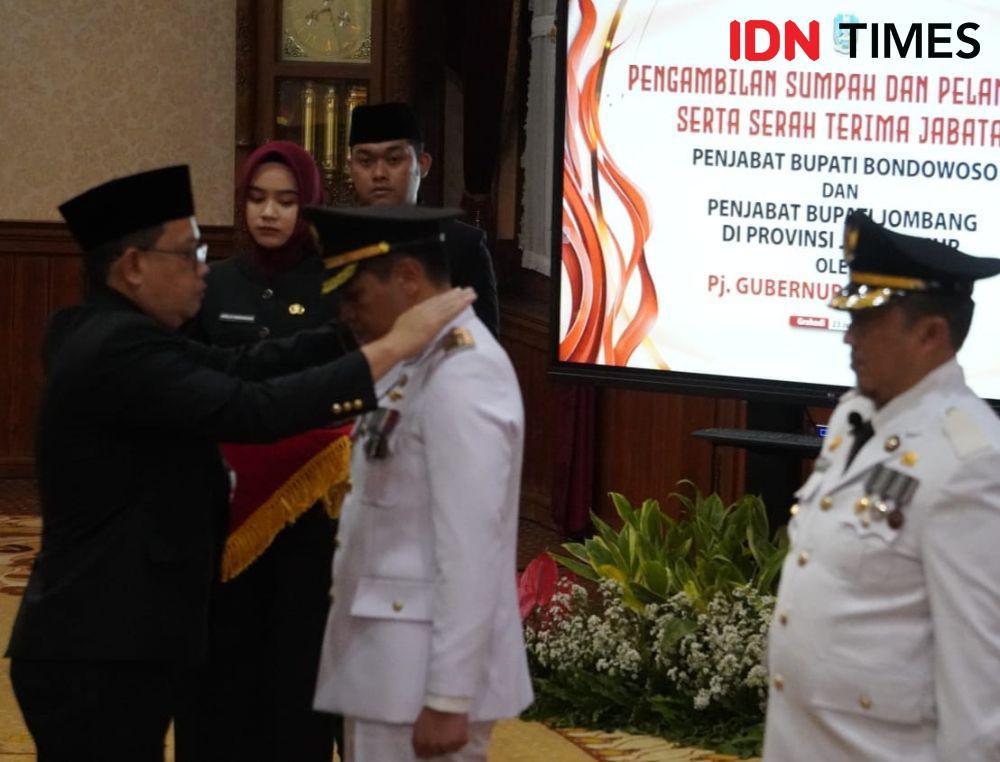 2 Penjabat Bupati Dilantik Gantikan yang Mundur karena Maju Pilbup