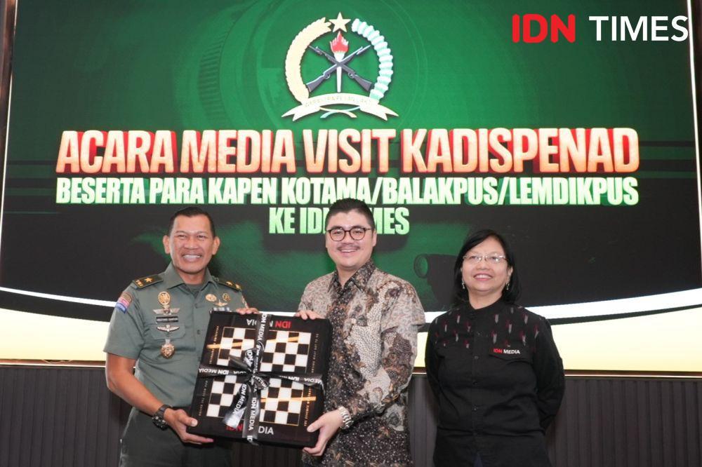 Ingin Jadi Institusi Lebih Baik, Kadispenad dan Jajaran Kunjungi IDN