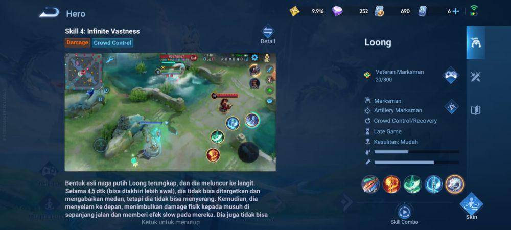 hero Loong di Honor of Kings (dok. TiMi Studio Group/Honor of Kings)