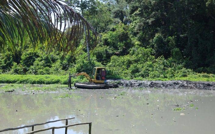 Pemkot Palembang keruk anak sungai untuk cegah banjir (Dok. Kominfo Palembang)