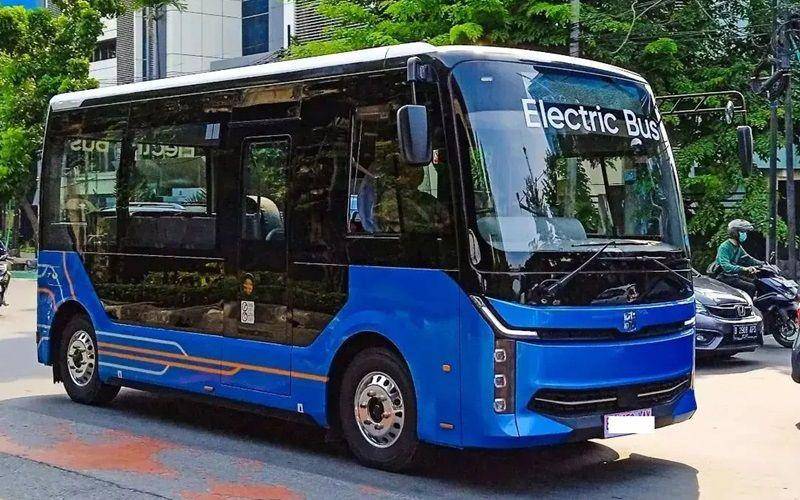 Zhongtong LCK6606EVA1 Electric Bus (instagram.com/indonesiatransportation)