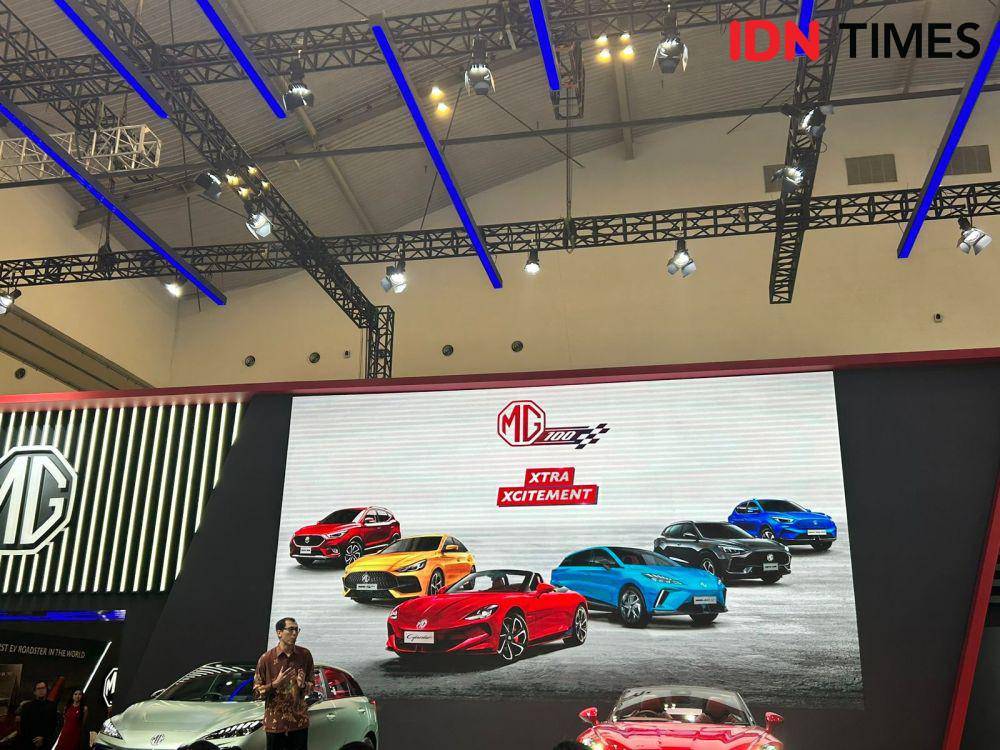 MG bawa produk lengkap di GIIAS 2024 (IDN Times/Fadhliansyah)