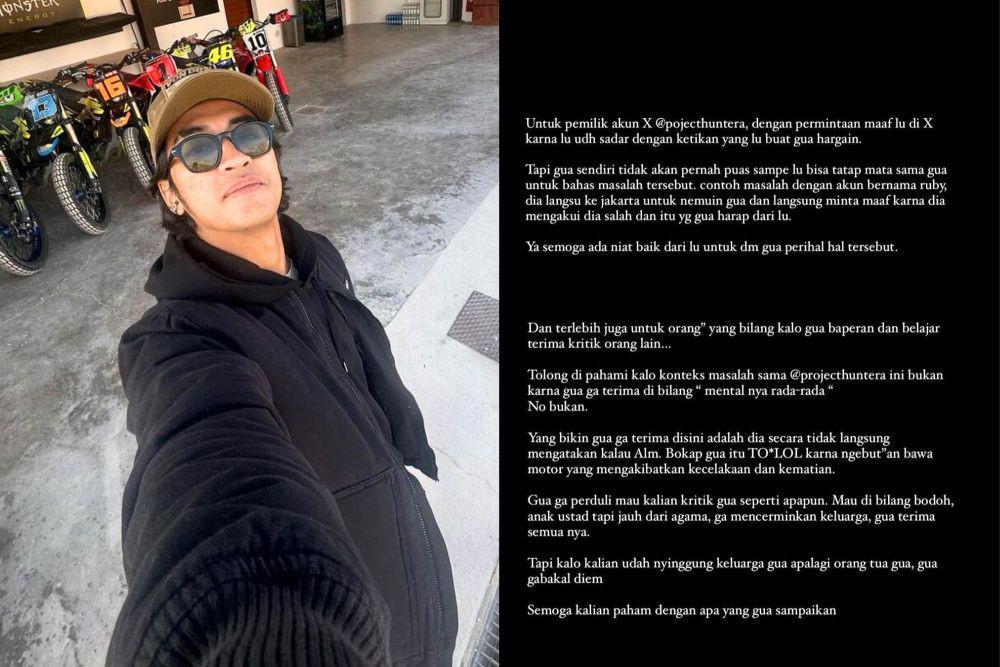 Kronologi Abidzar Siap Polisikan Netizen yang Singgung Almarhum Uje