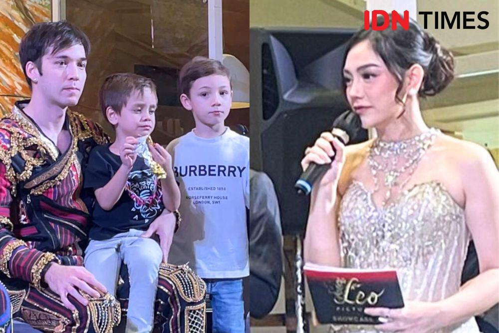 7 Momen Celine Evangelista dan Stefan William Satu Panggung, Bawa Anak