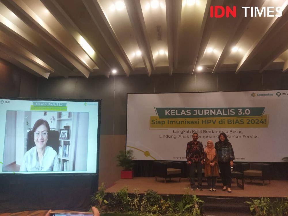 Kelas jurnalis soal vaksin HPV di Medan (IDN Times/Doni Hermawan)