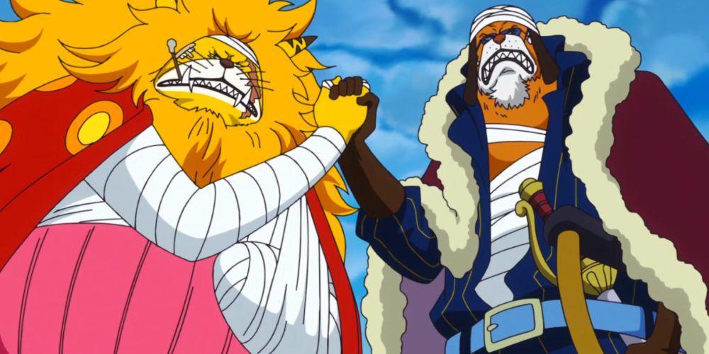 Nekomamushi dan Inuarashi karakter One Piece (dok. Eiichiro Oda, Toei Animation/One Piece)