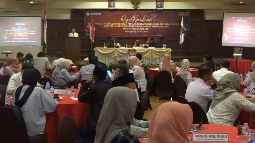 Rapat koordinasi persiapan penyusunan daftar pemilih sementara. IDN Times/ Bramanta Pamungkas