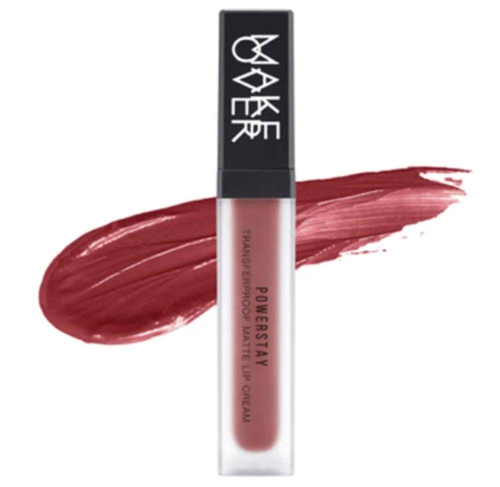 MAKE OVER Powerstay Transferproof Matte Lip Cream B06 Powerful (tokopedia.com/cvauliagroup)