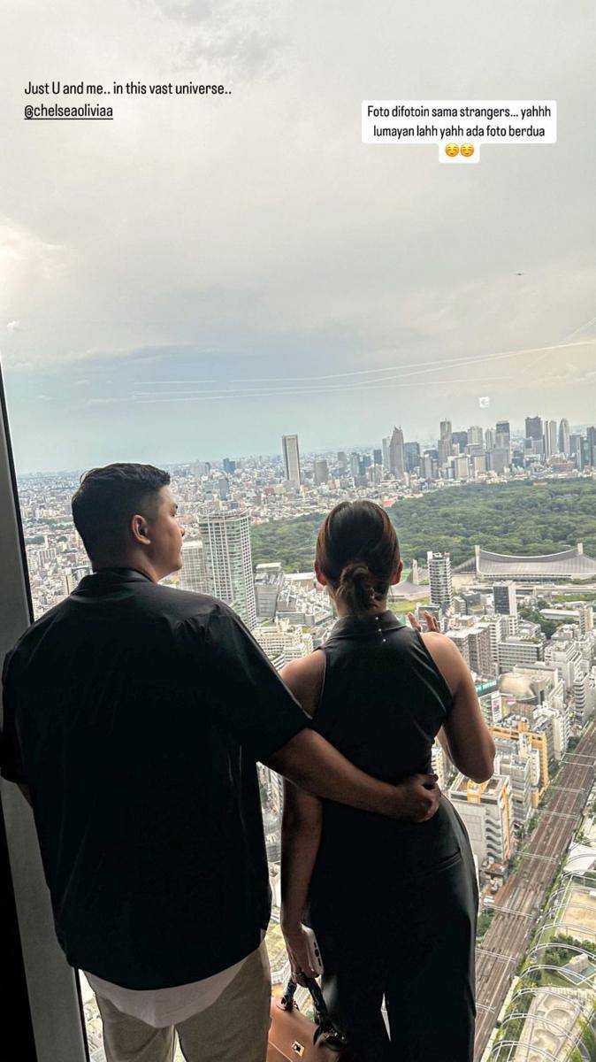 potret Chelsea Olivia dan Glenn Alinskie bulan madu di Jepang (instagram.com/chelseaoliviaa)