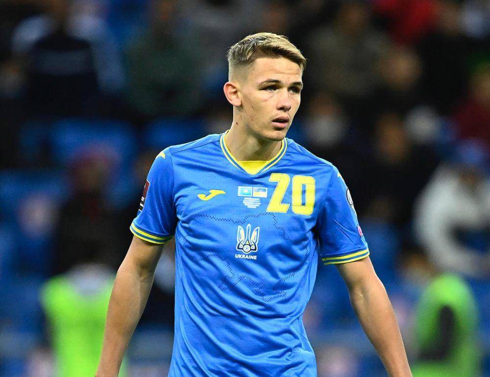 Danylo Sikan ketika membela Timnas Ukraina. (instagram.com/danilsikan)