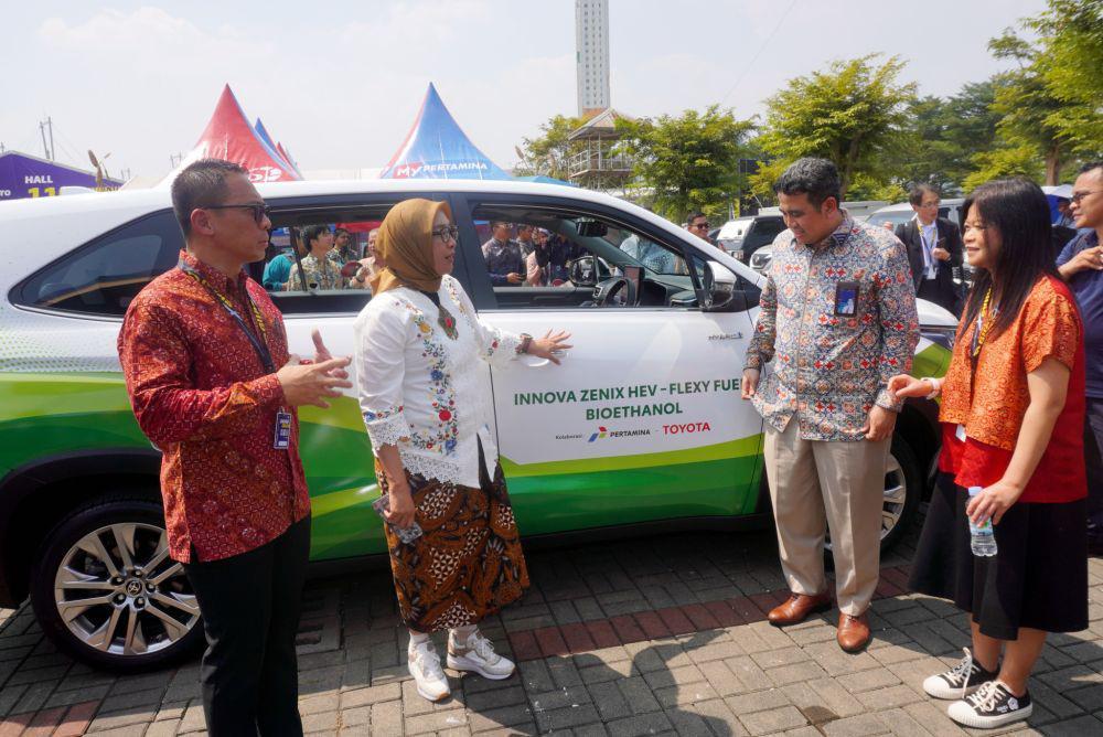 Toyota dan Pertamina Uji Coba Bioethanol 100 Persen di GIIAS 2024