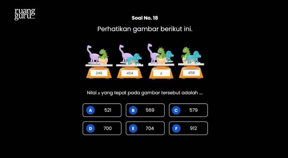contoh soal di Revival Round Clash of Champions (YouTube.com/Ruangguru)