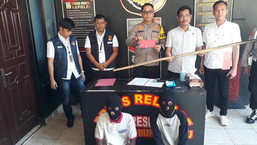 Bapak dan Anak di Lubuk Linggau Membakar Lahan Ditangkap Polisi