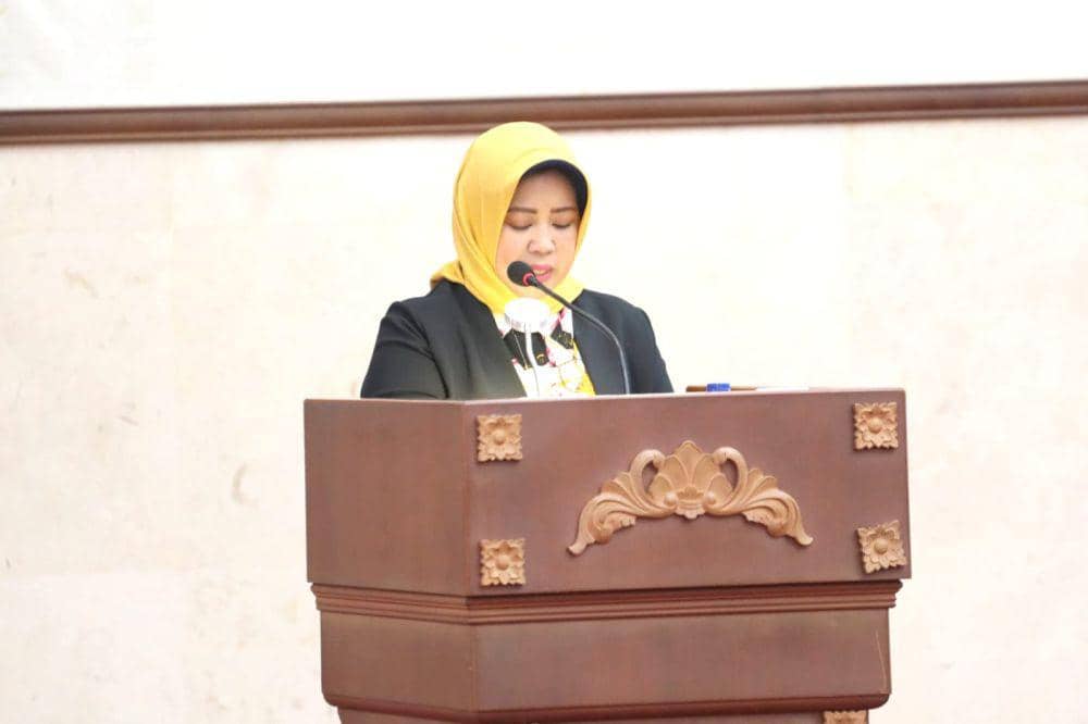 Juru bicara Banggar, Nina Mellanie (Dok DPRD Kota Batam)