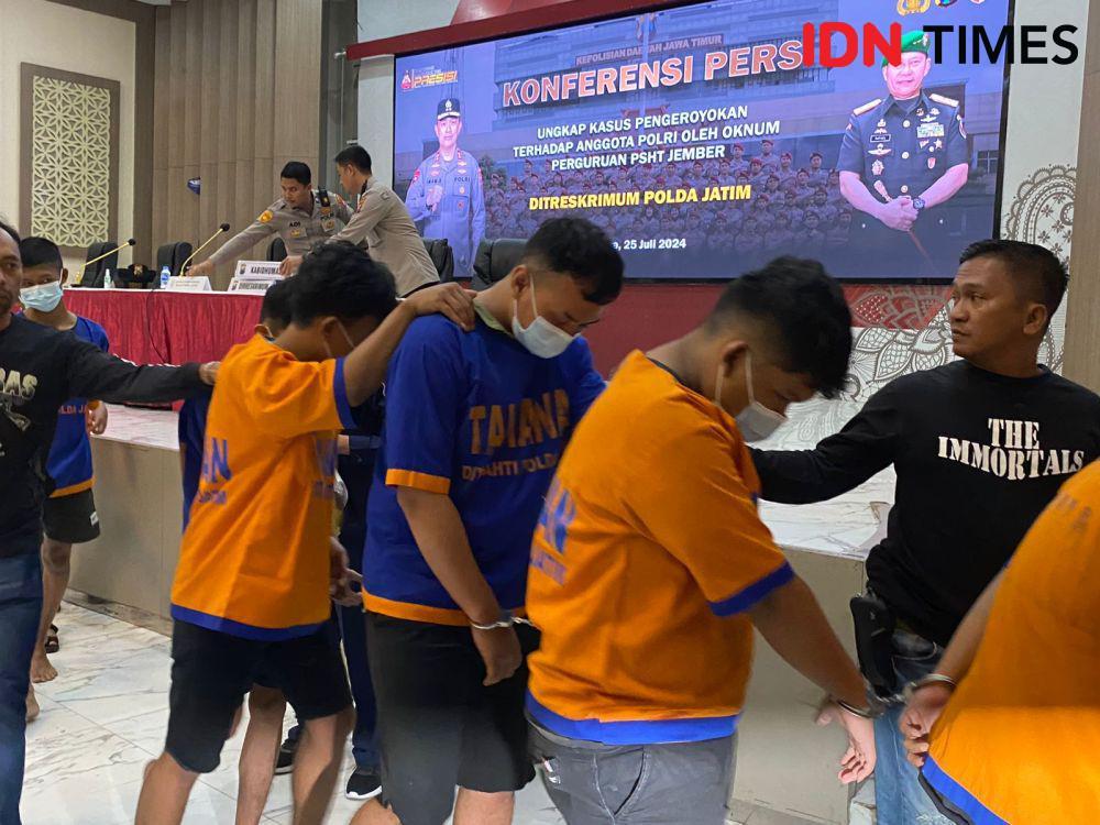 Keroyok Polisi di Jember, 13 Anggota PSHT Jadi Tersangka