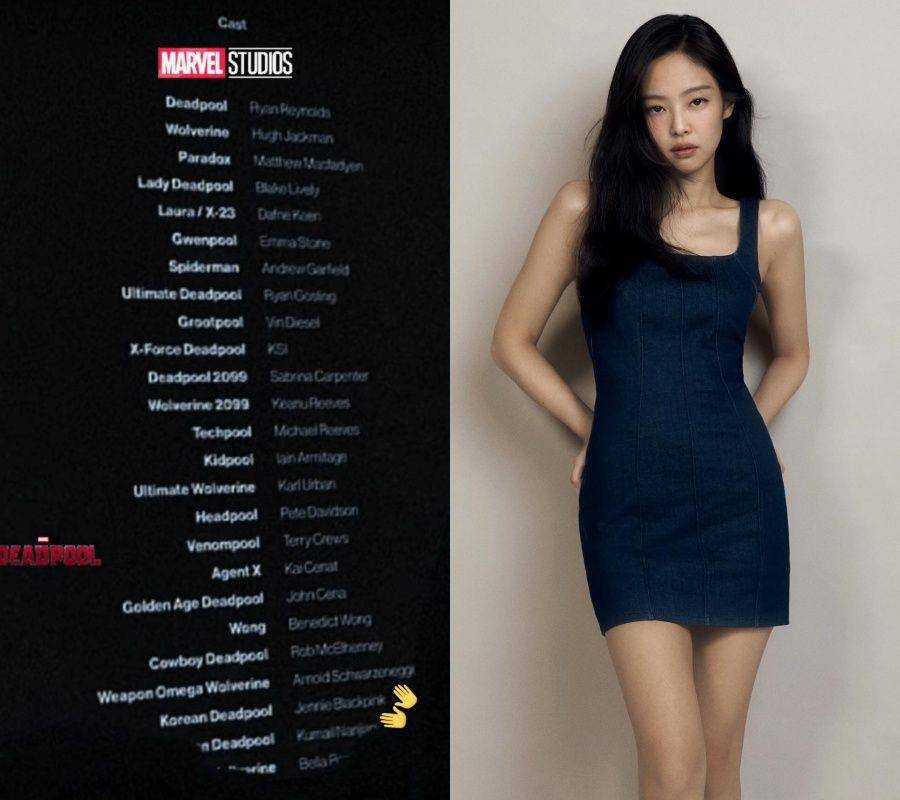 Jennie BLACKPINK dirumorkan bintangi Deadpool & Wolverine (twitter.com/jennieceleb | instagram.com/deadpoolmovie | instagram.com/jennierubyjane)