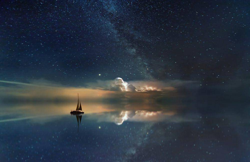 Ilustrasi keindahan langit malam (unsplash.com/Johannes Plenio)