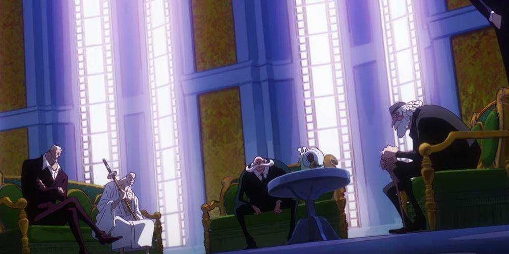 cuplikan One Piece menampilkan Pemerintahan Dunia (dok. Eiichiro Oda, Toei Animation/One Piece)