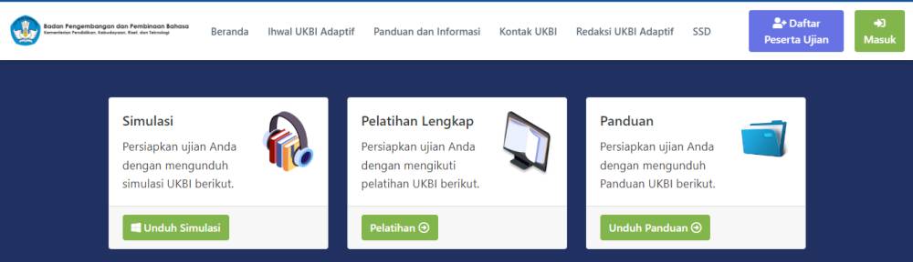 Situs UKBI Kemendikbud (ukbi.kemdikbud.go.id)