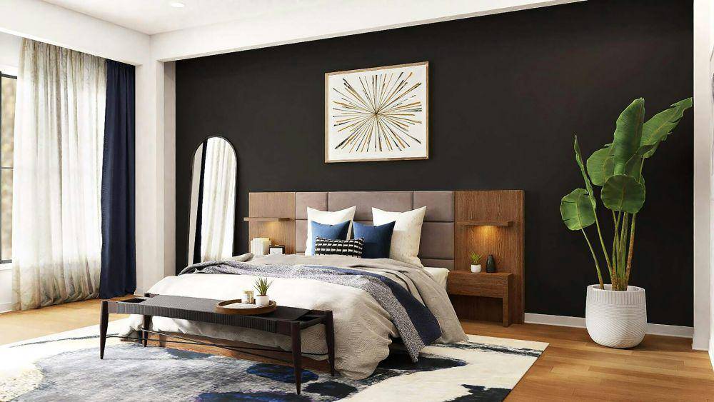 cat kamar warna netral (unsplash.com/Spacejoy)