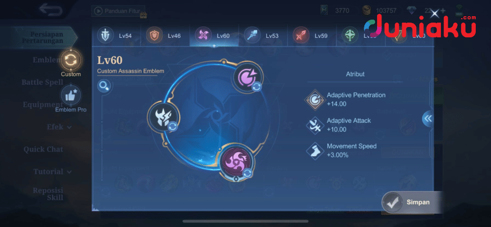 Screenshot Mobile Legends oleh Viky Nursyafira (dok. Moonton/ Mobile Legends)