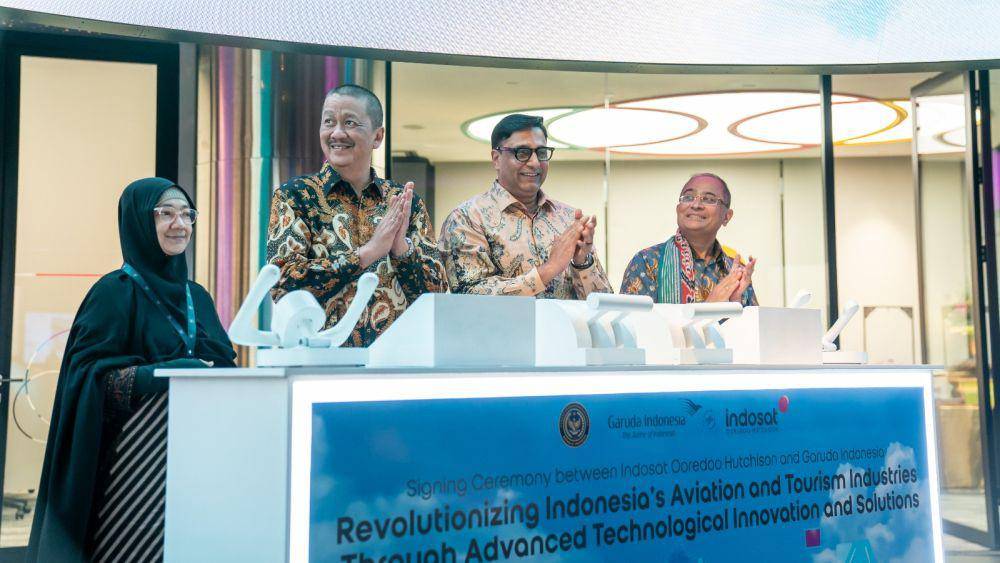 Indosat dan Garuda Indonesia Perkuat Akselerasi Sektor Penerbangan