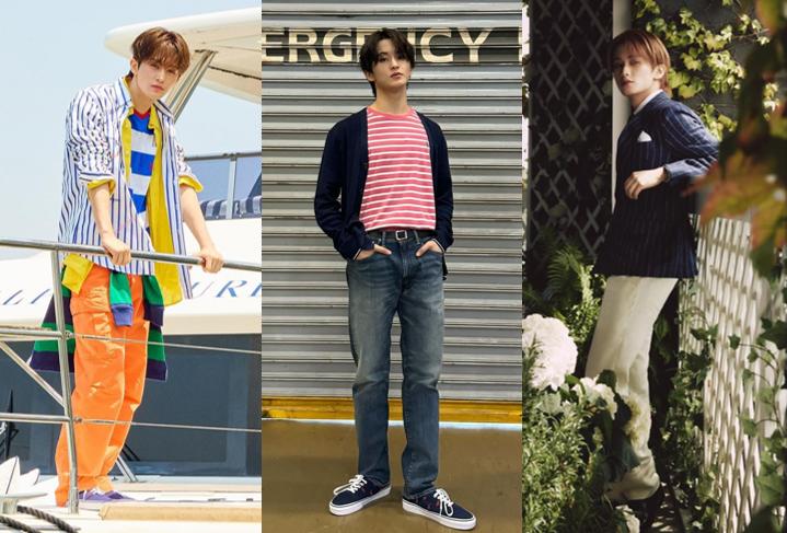8 Gaya Fashion Mark NCT Pakai Outfit Stripe, Santai hingga Formal