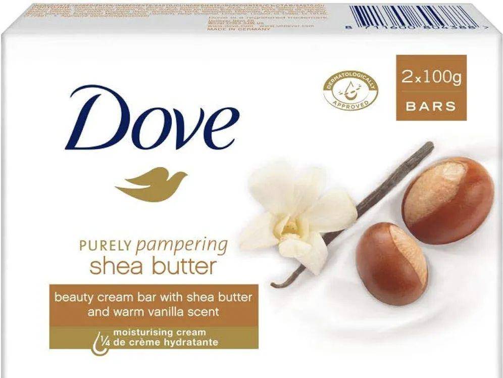 Dove Purely Pampering Shea Butter with Warm Vanilla Scent Beauty Bar (amazon.com)