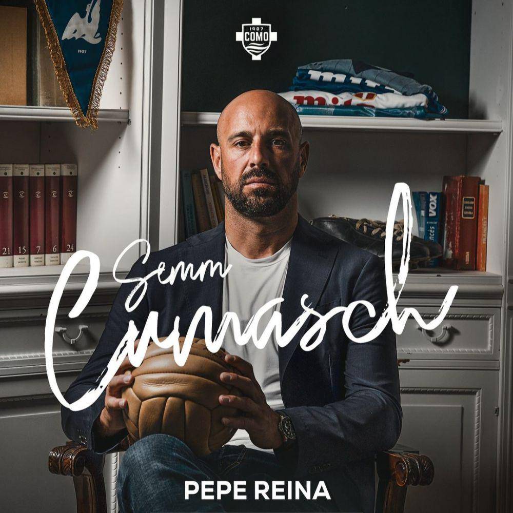 Pepe Reina diperkenalkan sebagai pemain baru Como. (instagram.com/preinaofficial)