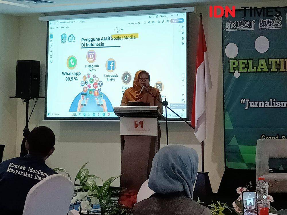 Kadiskominfo Jatim, Sherlita Ratna Dewi Agustin. IDN Times/Ardiansyah Fajar.