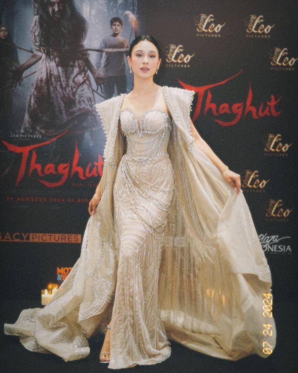 potret Yasmin Napper di showcase dua film terbaru (instagram.com/yasminnapper)