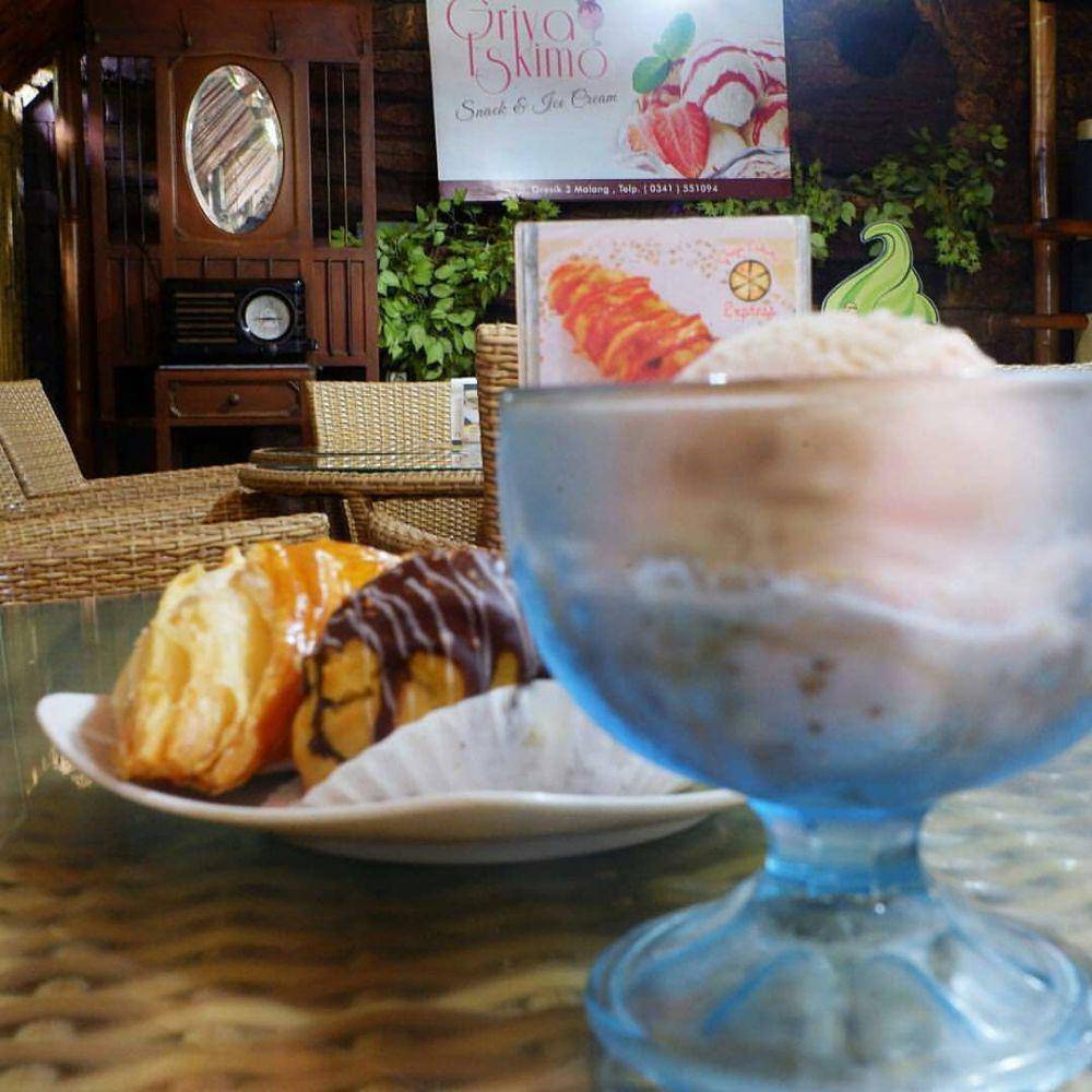 potret sajian menu di Griya Eskimo (instagram.com/griyaeskimosnackice)