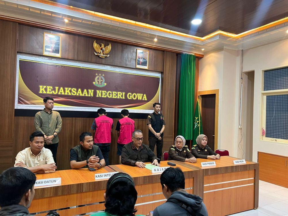 Kejari Gowa Tahan Tersangka Korupsi Irigasi, Rugikan Negara Rp1 Miliar